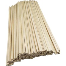 Toyra 50pcs Crafts Model Bina Aksesuarları Için Bitmemiş Çubuklar 300mmx3mmx3mm (Yurt Dışından)