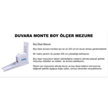 Mesilife SW-G06B High Duvara Monte Boy Ölçer Mesilife