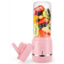 Three Beans Taşınabilir Blender Elektrik Sıkacağı Mikser Makinesi Gıda Işlemcisi Hızlı Meyve Suyu Usb Şarj (Yurt Dışından)