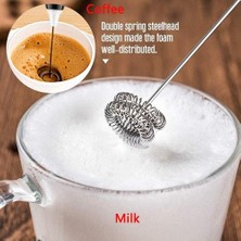 Three Beans Süt Frother Elektrikli, El Elektrikli Içecek Karıştırıcı, Süt Froother Usb Şarjlı, Kahve Lattes Cappuccino | Yumurta Çırpıcı (Yurt Dışından)