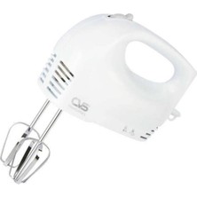 Cvs Dn 4512 El Mikseri 300 Watt Güç, Beyaz Renk ve 7 Kademeli Hız Ayarı ile Şık Tasarım