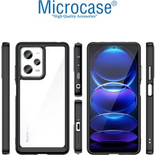 Microcase Xiaomi Redmi Note 12 Pro 5g Shield Serisi Darbeye Dayanıklı Köşe Korumalı Yarı Esnek Plastik Tpu Kılıf - AL8100