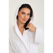 Like Cotton Kapüşonlu Premium %100 Pamuk Unisex Bornoz