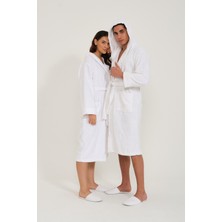 Like Cotton Kapüşonlu Premium %100 Pamuk Unisex Bornoz