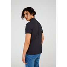 The Crow Father Basıc Polo Antrasit Erkek Tshirt