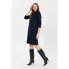 U.S. Polo Assn. Kadın Lacivert Örme Elbise 50254418-VR033