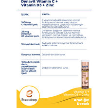 Dynavit Vitamin C+D+Çinko - 20 Efervesan