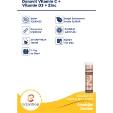 Dynavit Vitamin C+D+Çinko - 20 Efervesan