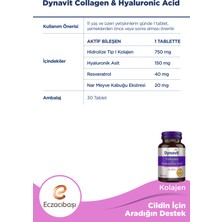 Dynavıt Diamond Collagen & Hyaluronic Acid & Nar Acid - 30 Tablet