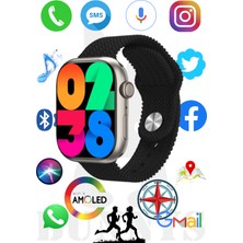 Rabbit Store Lg Uyumlu Akıllı Saat Konuşma Özellikli Watch 9 Pro 45MM Amoled Ekran