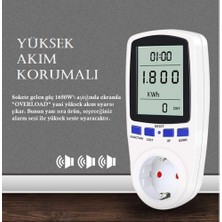 Artvision Eser Dijital Wattmetre Enerji Sarfiyat Ölçer Tüketim Ölçer 220V