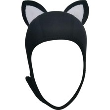 Perfk Kedi Kulakları Wetsuit Hood Cap Kadınlar Için Hava Havalandırma Havalandırıcı Beyaz Kulak L ile Aksesuarlar (Yurt Dışından)