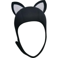 Perfk Kedi Kulakları Wetsuit Hood Cap Kadınlar Için Hava Havalandırma Havalandırıcı Beyaz Kulak L ile Aksesuarlar (Yurt Dışından)