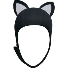 Perfk Kedi Kulakları Wetsuit Hood Cap Kadınlar Için Hava Havalandırma Havalandırıcı Beyaz Kulak L ile Aksesuarlar (Yurt Dışından)