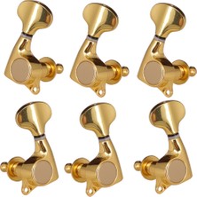 Perfk Gitar Kilitli Dize Tuning Pegs Elektrik Akustik Halk Gitarları Için Tuner (Yurt Dışından)