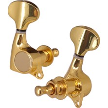 Perfk Gitar Kilitli Dize Tuning Pegs Elektrik Akustik Halk Gitarları Için Tuner (Yurt Dışından)