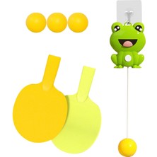 Perfk Masa Tenisi Kurbağa Çocuk Oyuncak - Sarı (Yurt Dışından)