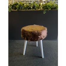 Empa Peluş Puf Kahverengi