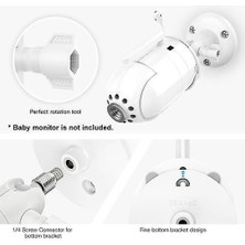 Three Beans Ayarlanabilir Bebek Monitörü Duvara Dağı Bebek Kamera Montaj Braketi Tutucu Mükemmel Açı Ve  Bebek Dxr-8 Ve Amp İle Uyumlu Kurulumu Kolaydır;En Evrensel Monitörler Kamera (Yurt Dışından)