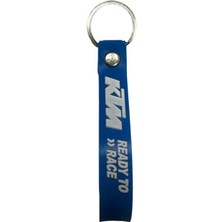 Ktm Uyumlu Anahtarlık Mavi Beyaz