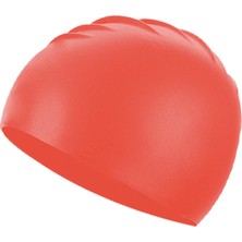 Toyra Silikon Yüzme Kapakları Banyo Kapakları Yüzme Kapakları Unisex Eğitim Gençlik Kırmızı (Yurt Dışından)