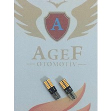 MEGAHAWK T10 LED Ampul 24 Smd Turuncu 12V