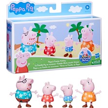 Peppa Pig Ve Ailesi 4'lü Figür Seti Yaz Tatili  F2171