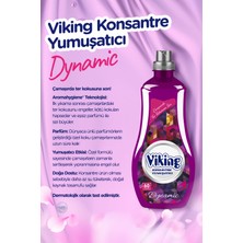 Viking Yumuşatıcı Dynamic 1440 ml 60 Yıkama 2 Adet