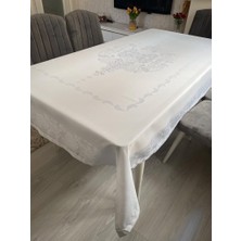 Limay Teflon Kumaş Masa Örtüsü Sıvı Geçirmez Yıkanabilir Dantel Görünümlü