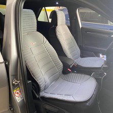 Kepmorpho 
mercedes B Serisi Lüx Oto Koltuk Minderi Ön Arka Oturak 3'lü Set Bumerang Serisi Gri