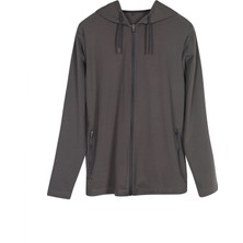 Huğlu Outdoor Kapüşonlu Haki Eşofman Üst