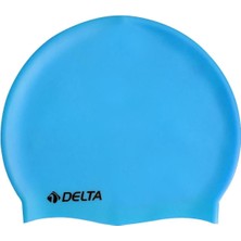 Delta Silikon Bone Deluxe Yüzücü Havuz ve Deniz Bonesi (Düz Renk) Ds 255 -
