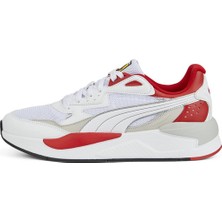 Puma Erkek Puma White-Gray Violet-Rosso Corsa Puma Ferrari X-Ray Speed Beyaz Erkek Günlük Spor Ayakkabı