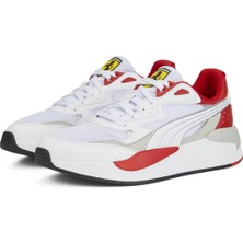 Puma Erkek Puma White-Gray Violet-Rosso Corsa Puma Ferrari X-Ray Speed Beyaz Erkek Günlük Spor Ayakkabı