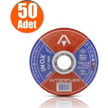 Interflex Inox Metal Kesici Taş Disk 115X1.0X22.23 mm (50 Adet)