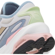 Puma Kadın Nimbus Cloud-Puma White-Varsity Green Puma Extent Nitro Pastel- Beyaz Kadın/günlük Spor Ayakkabı