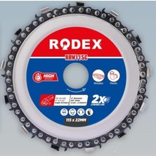 Rodex Zincirli Ahşap Işleme Oyma Kesme Disk 115 mm