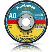 Karbosan Premium Line Ao Flap Disk Zımpara 180MM 60 Kum