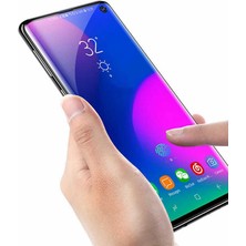 HEPTEKİLETİŞİM Samsung Galaxy S10 Ekran Koruyucu Esnek Yapılı Çizilmeye Dayanıklı (D-Ş-Seramik)