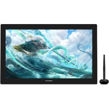 Huion Kamvas Pro 24 (4k) IPS Panel UHD 23.8" LCD Grafik Tablet 8192 Kademe Basınç Hassasiyetli, 140% Srgb, 5080LPI Çözünürlük 3840 x 2160 Grafik Tablet (HUGT2401)