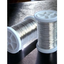0.30 mm Gümüş Renkli Filografi,bijuteri ve Teli