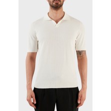 Gran Sasso Ipek ve Pamuk Karışımlı Regular Fit Polo T Shirt  43171 16221 002