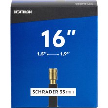 Decathlon İç Lastik - 16 İnç - 1,50 / 1,90 Kesit - Schrader Valf Uyumlu