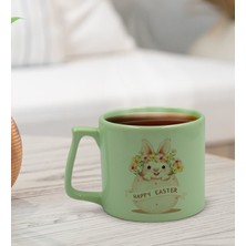 Bk Gift Happy Easter Tasarımlı Pastel Yeşil Middle Kupa Bardak