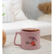 Bk Gift Happy Easter Tasarımlı Pastel Pembe Middle Kupa Bardak