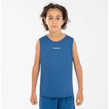 Decathlon Tarmak Çocuk Kolsuz Basketbol Forması - Mavi - T100