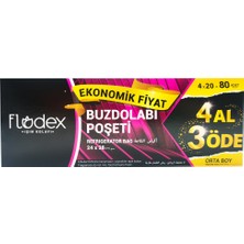 Flodex Kokusuz Buz Dolabı Poşeti Orta Boy