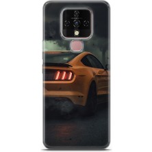 Ekolaks Tecno Camon 16 Uyumlu Kılıf Ekol 09 Ford Mustang Uv Kılıf Antrasit