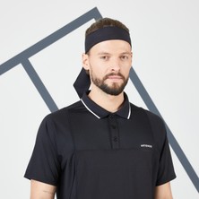 Decathlon ARTENGO Erkek Polo Tenis Tişörtü - Siyah - TPO DRY