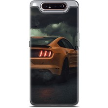 Ekolaks Samsung Galaxy A80 Uyumlu Kılıf Ekol 09 Ford Mustang Uv Kılıf Antrasit